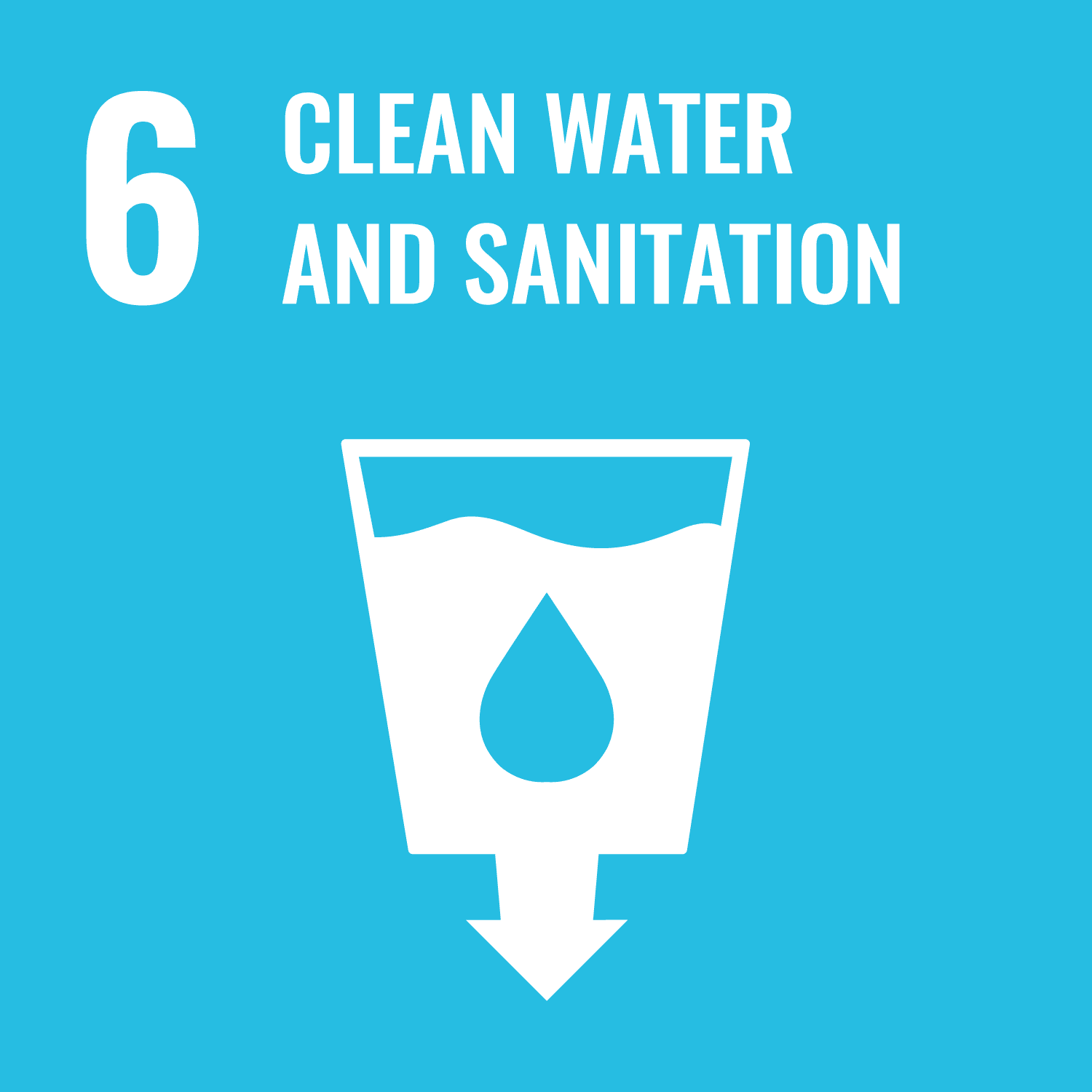 Logo of SDG 6