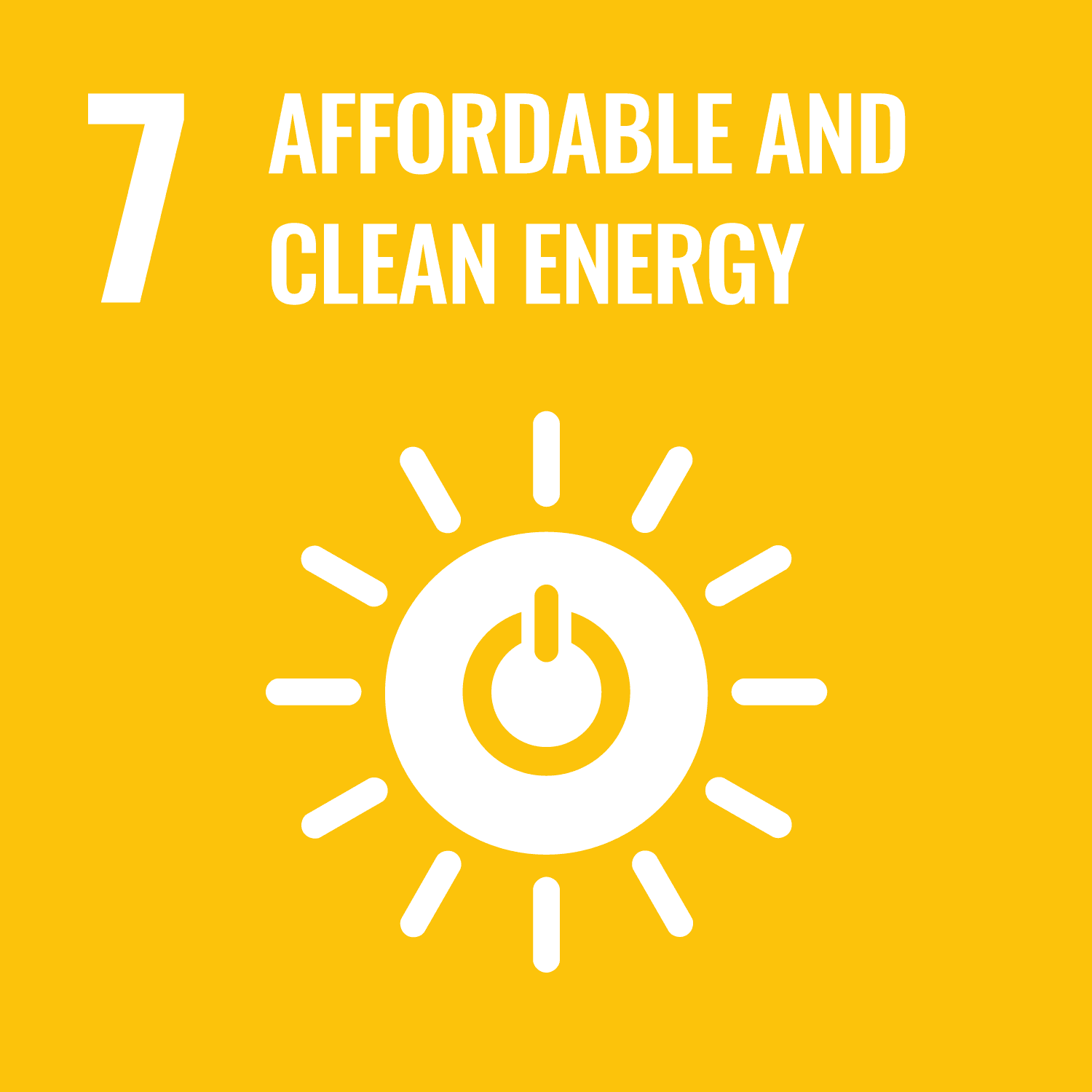 Logo of SDG 7