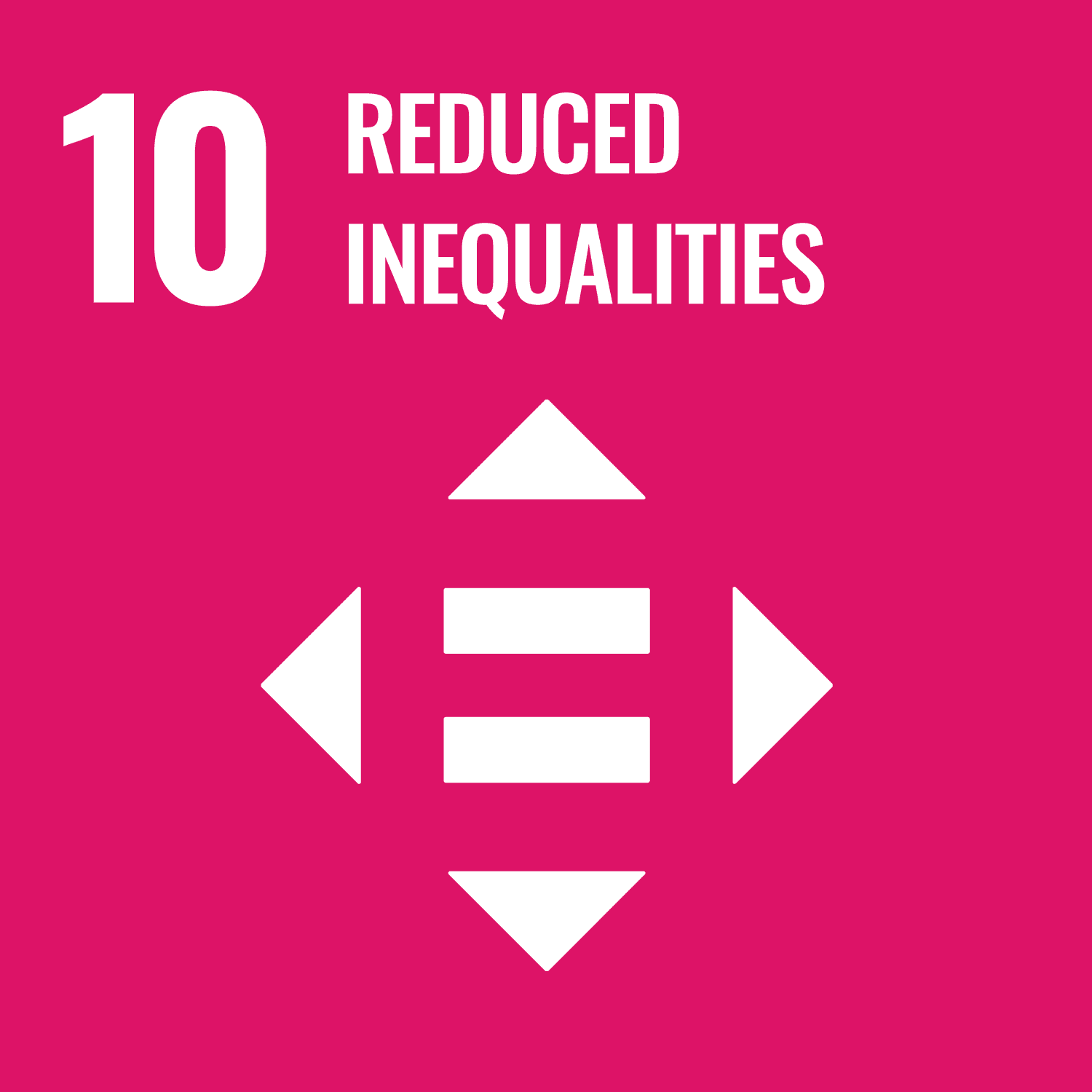 Logo of SDG 10