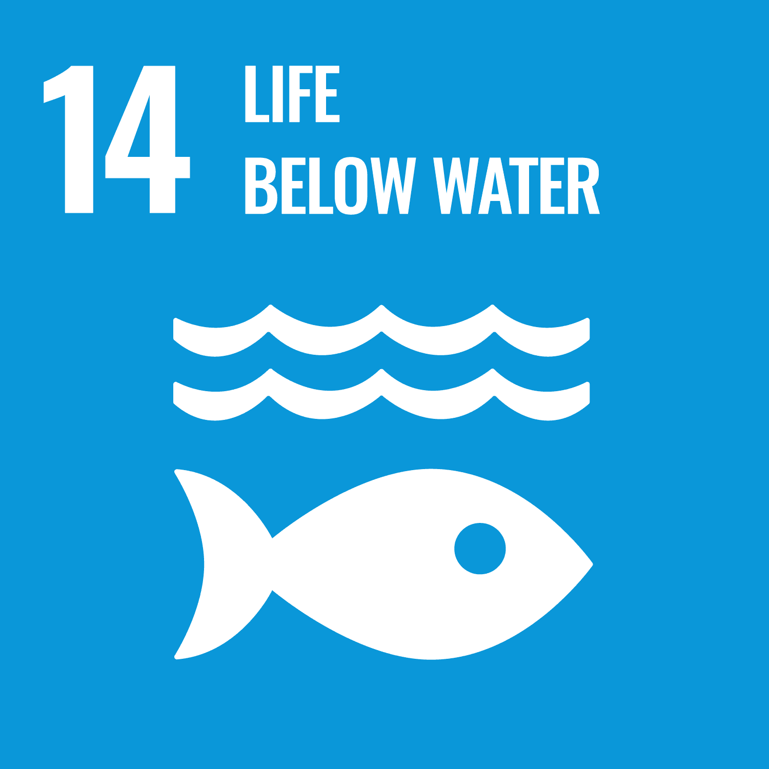 Logo of SDG 14