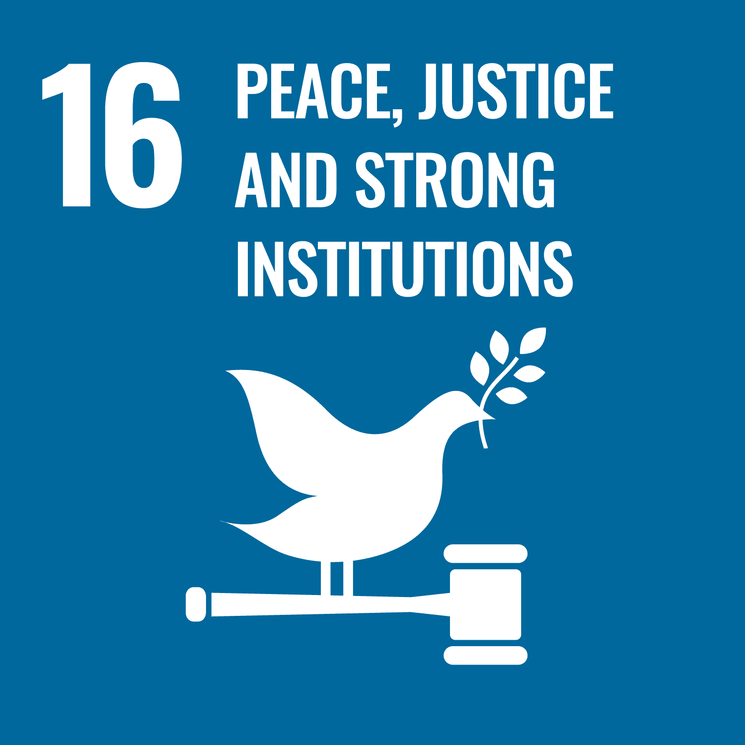 Logo of SDG 16