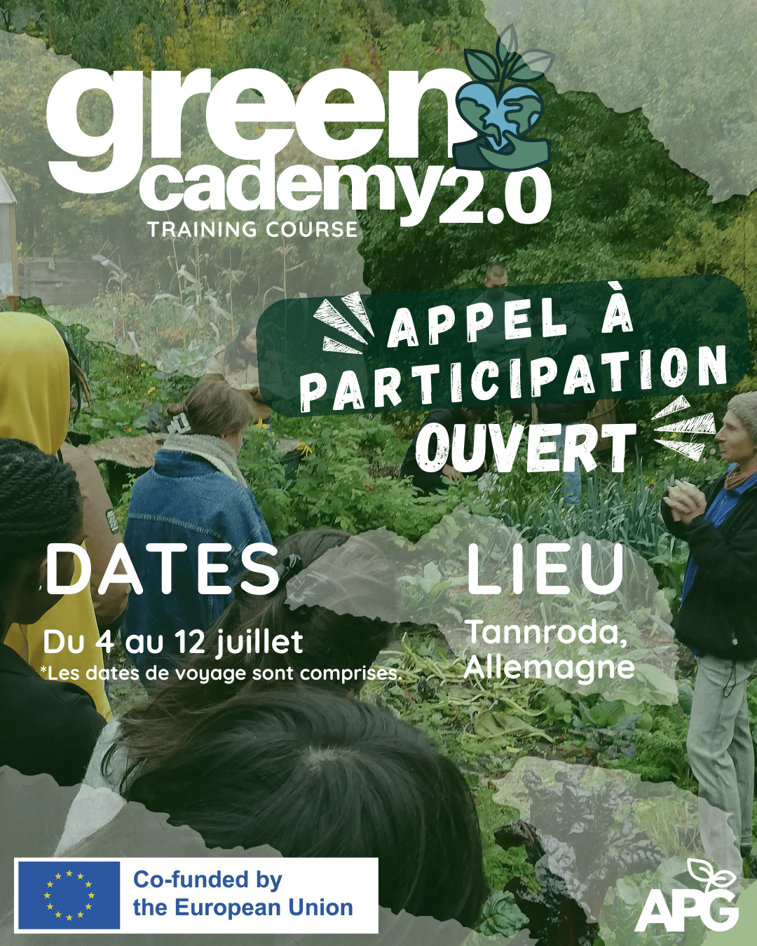 Appel à participation : formation Greencademy 2.0 en Allemagne